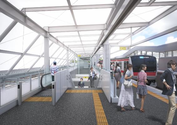 幕張豊砂駅 構内
