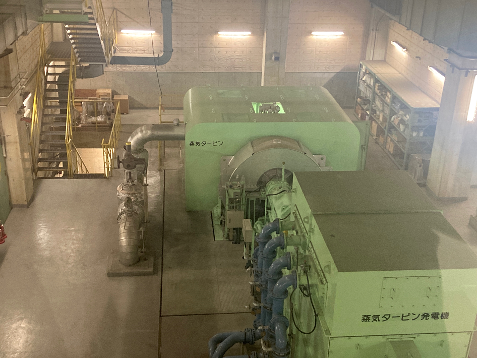 蒸気タービン発電機