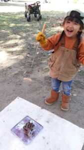 キャンプでは子供のお手伝いも積極的に