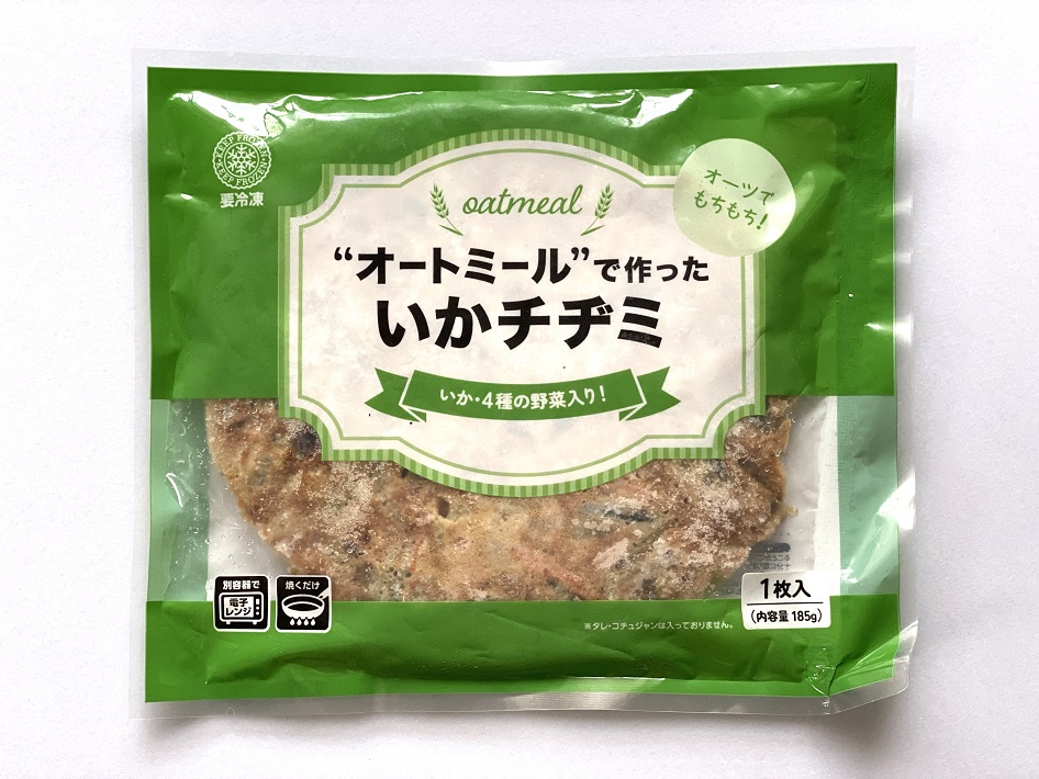 オートミールで作ったいかチヂミ