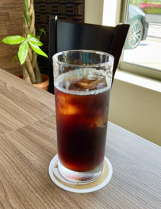 M’s CRESCENTのアイスコーヒー