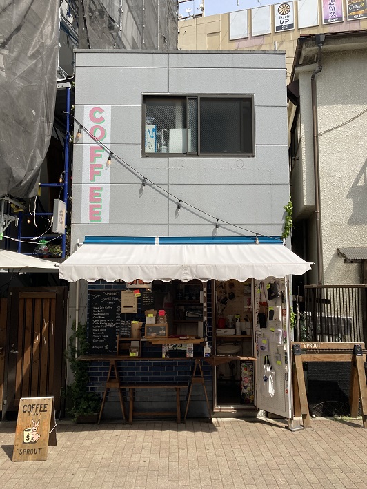 SPROUT COFFEE STANDの外観