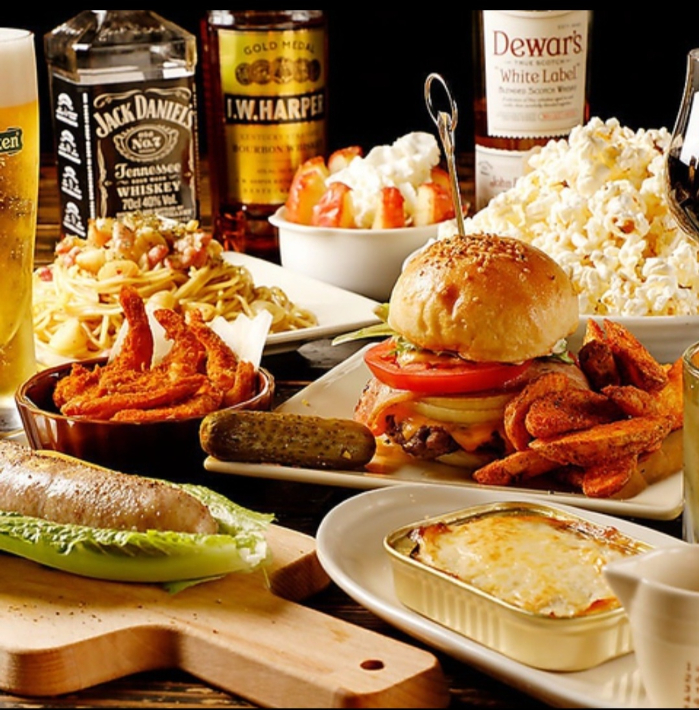 千葉県八千代 Burger&Bar Hsata Manianaのフード