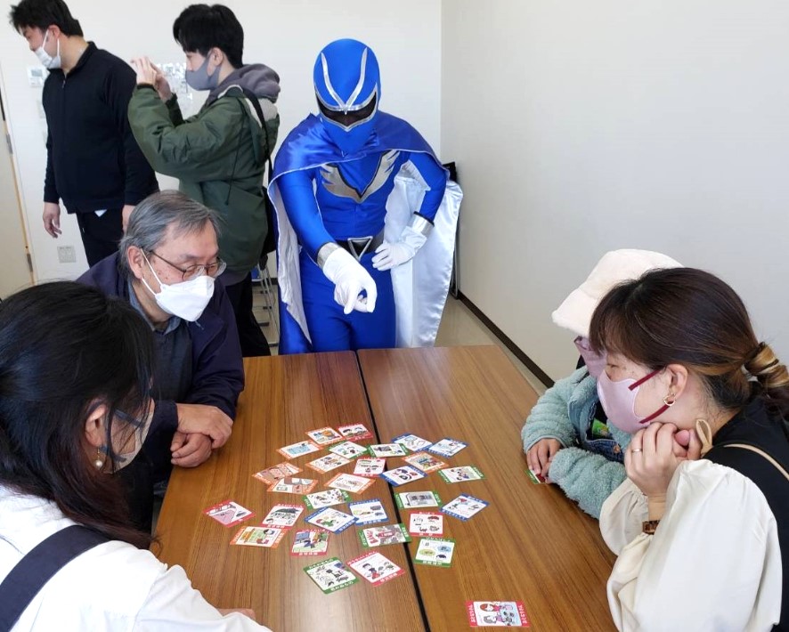 鎌ケ谷防災かるた 体験会の様子