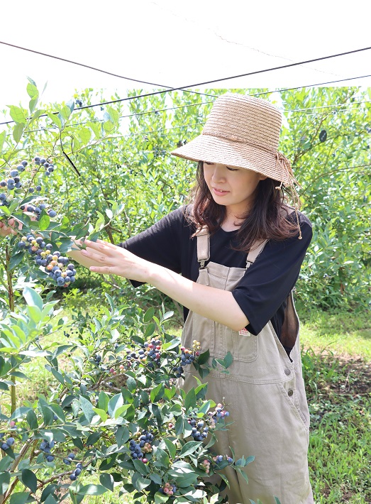山田夏実さん ブルーベリー農園
