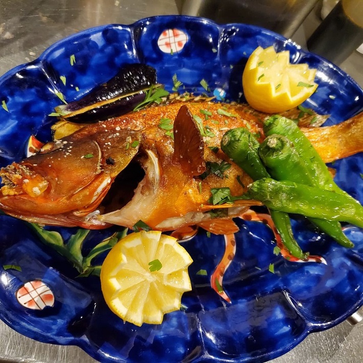 成田市のイタリアン ピッツェリア・エ・バール・レガーメ 魚料理