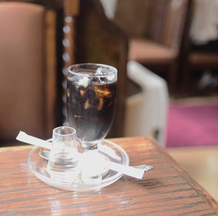 【中央区富士見】「珈琲専科 ヨーロピアン」レトロな店内で1杯ずつサイフォンで入れるコーヒー