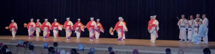 鎌ケ谷駅前夏まつり おしゃらく踊り