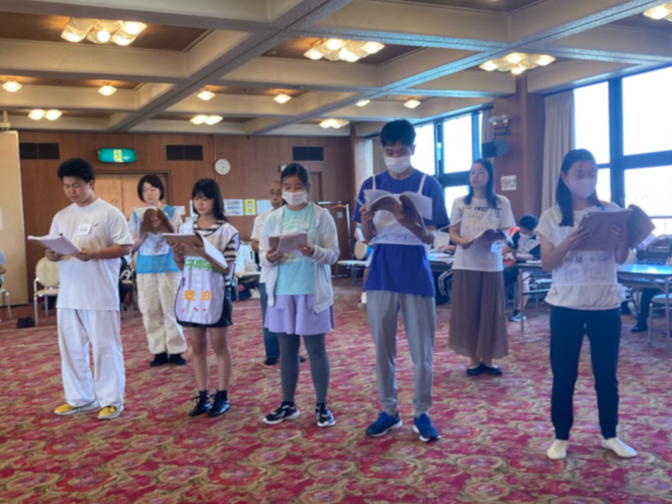 四街道市 ガス燈妖精物語 練習風景