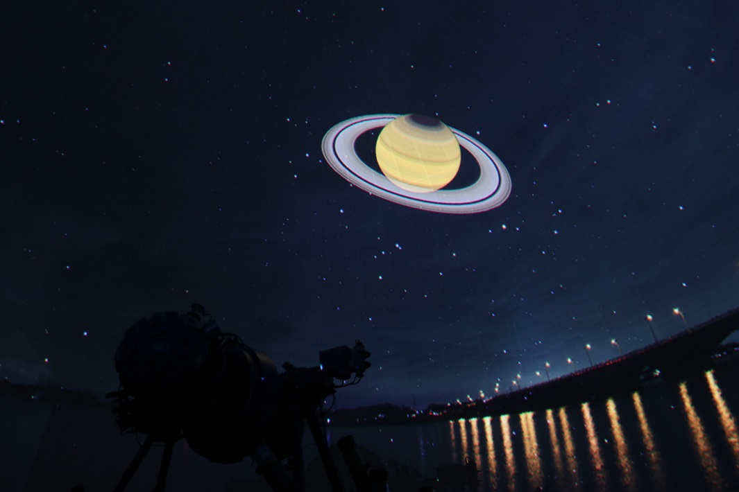 【我孫子市】手賀沼親水広場「水の館」のプラネタリウムで満天の星を