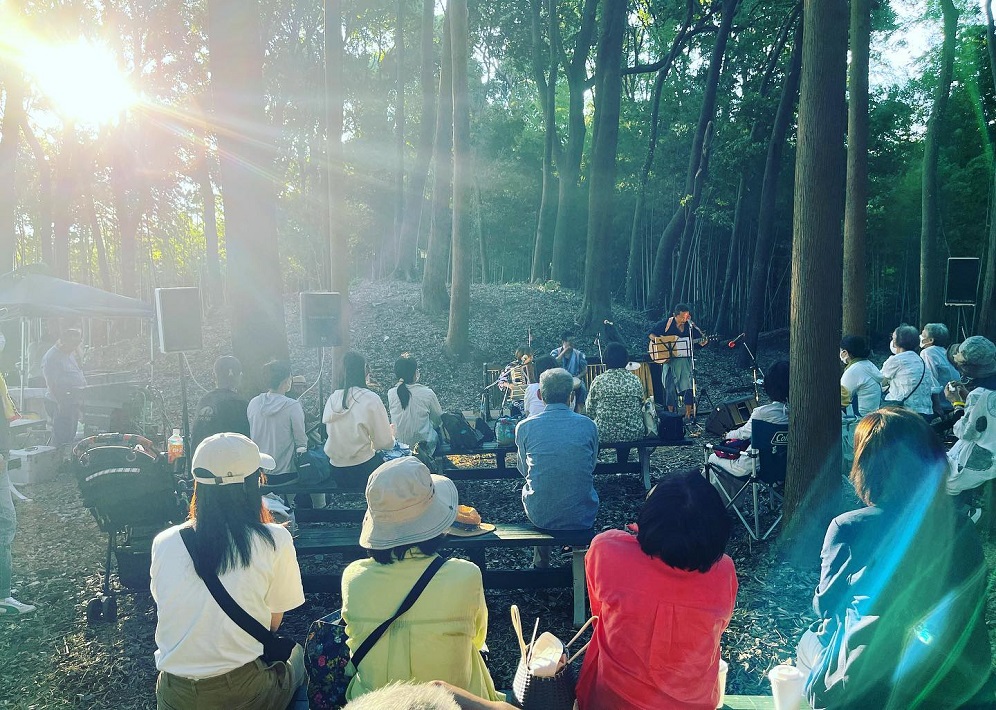 北星照ラス　根戸城址の森　アコースティックライブ