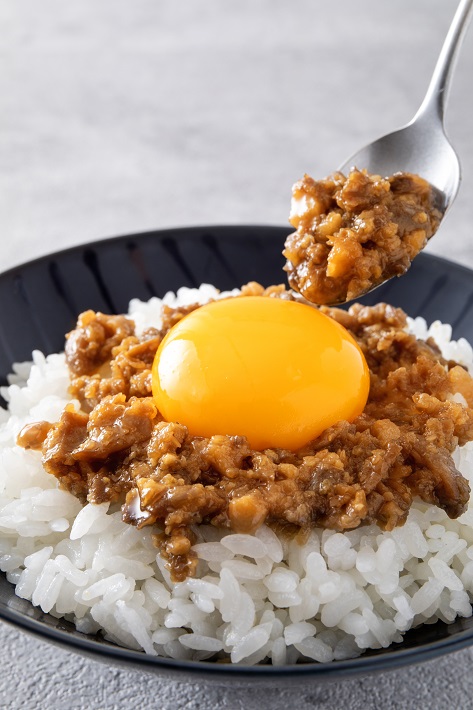 マッシュルームイチバン 卵かけご飯