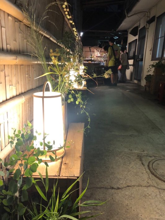 ギルドハウスの軒先活用