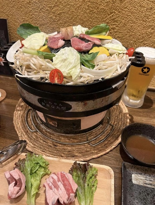 BUSCHEN SCHANK 成田ジンギスカンのジンギスカンセット