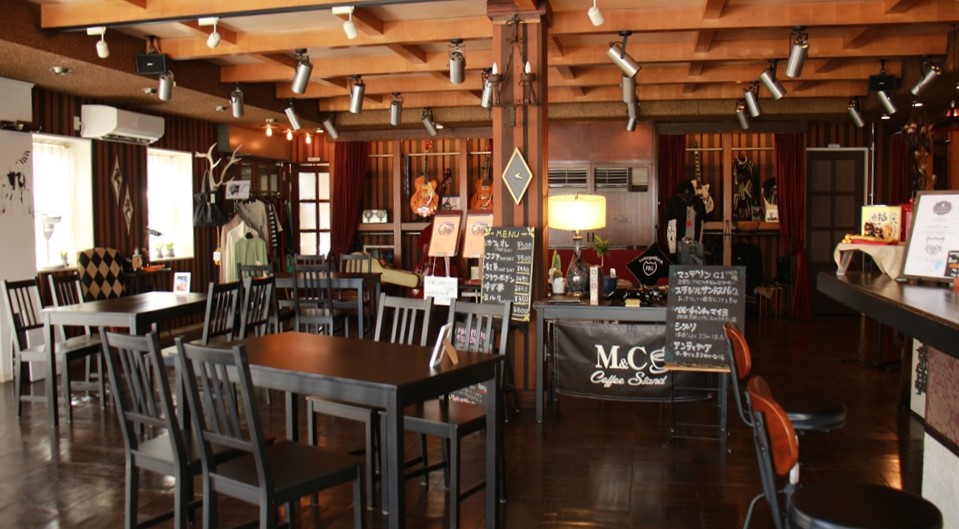 木更津市 M&C COFFEE STAND 内観