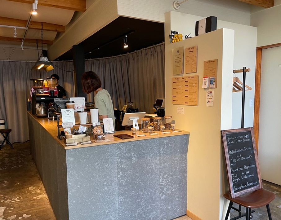 木更津市 THE COFFEE  カウンター