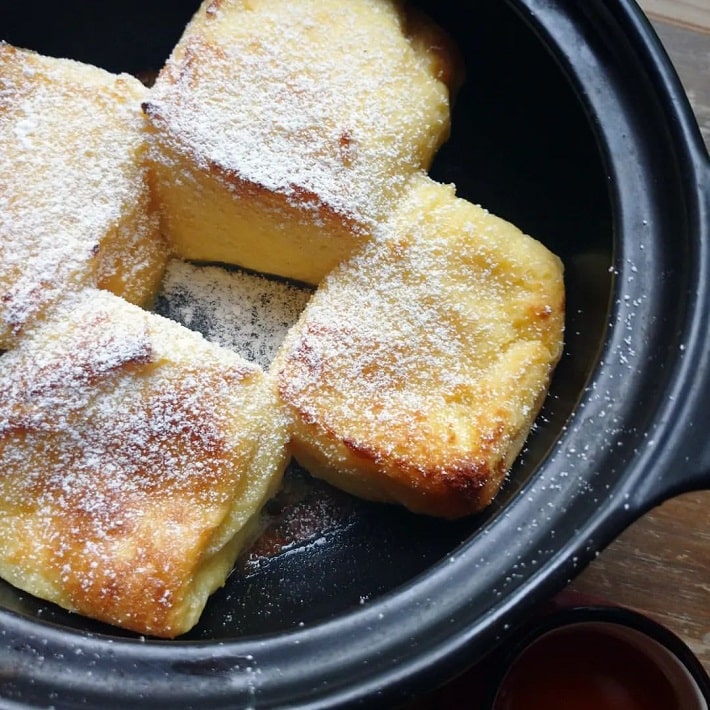 「cafe 茶豆」の窯出しふっくらフレンチトースト【我孫子市】
