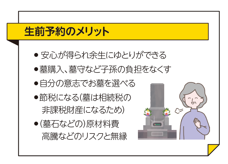 生前予約のメリット