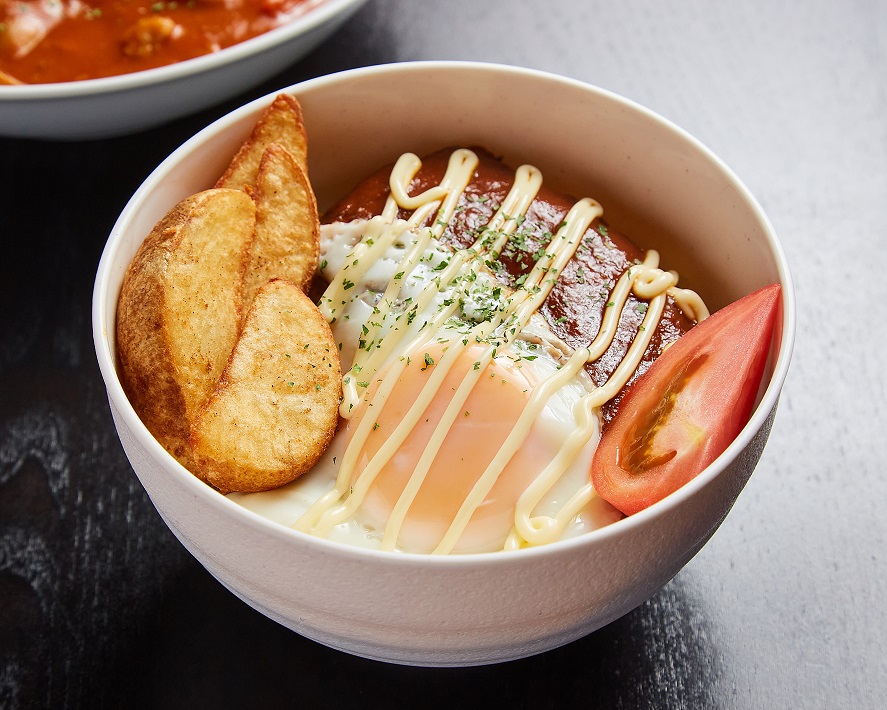 sobacafe ロコモコ丼