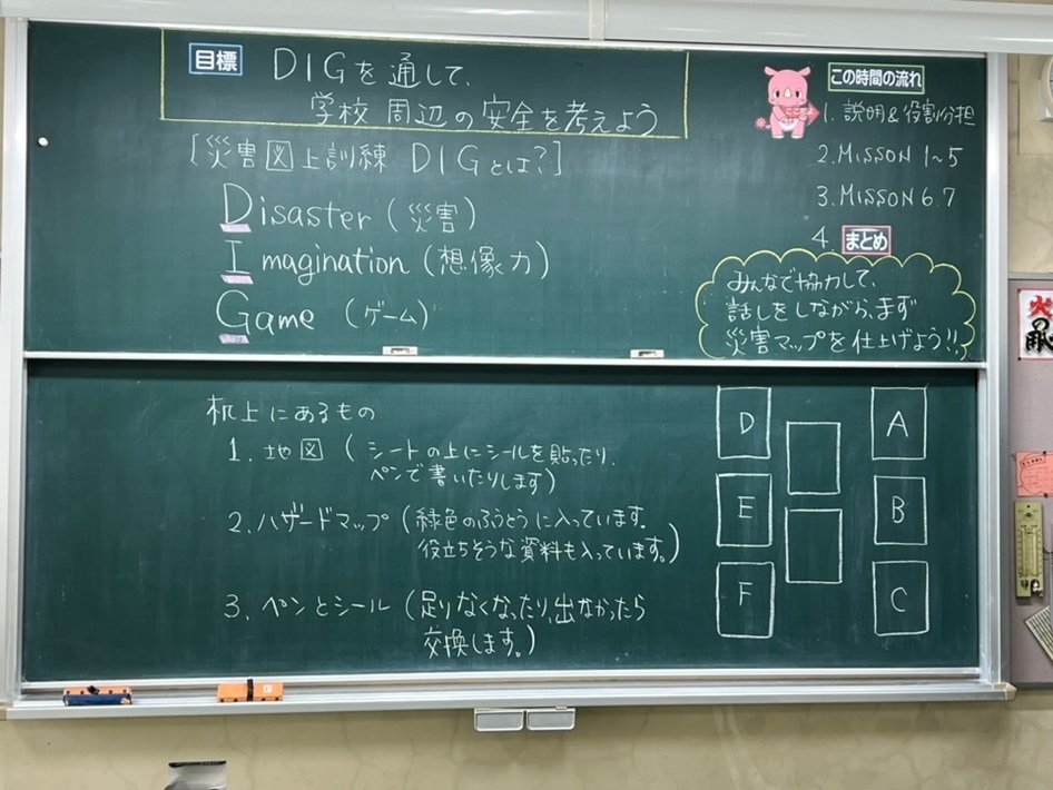 木刈中学校での授業風景