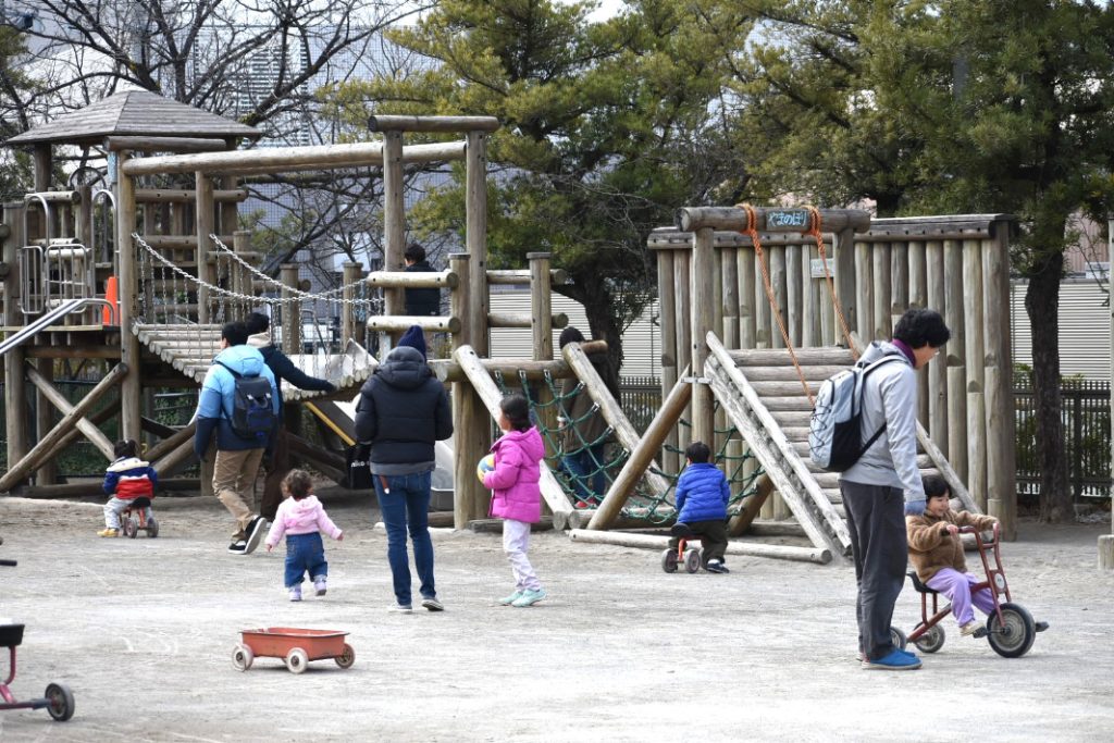 流山市 流山でパパと子どもが集う場所の様子