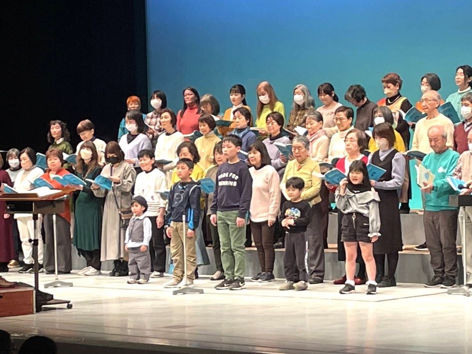 松戸音楽祭で歌った合唱メンバーたち