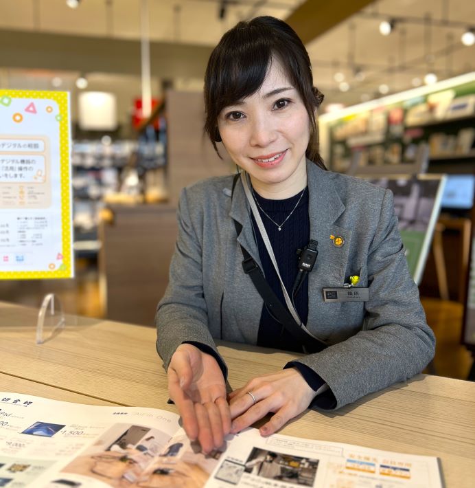 ピーシーデポスマートライフ 富里インター店
暮らしのデジタルライフプランナー篠原由佳さん