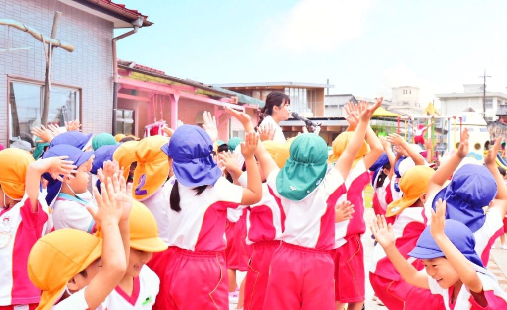 リベットボタンさん　野田北部幼稚園でもライブ