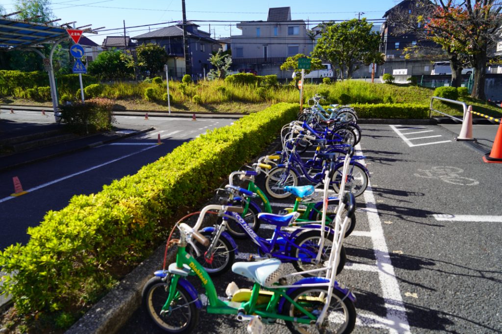 ユーカリ交通公園の自転車
