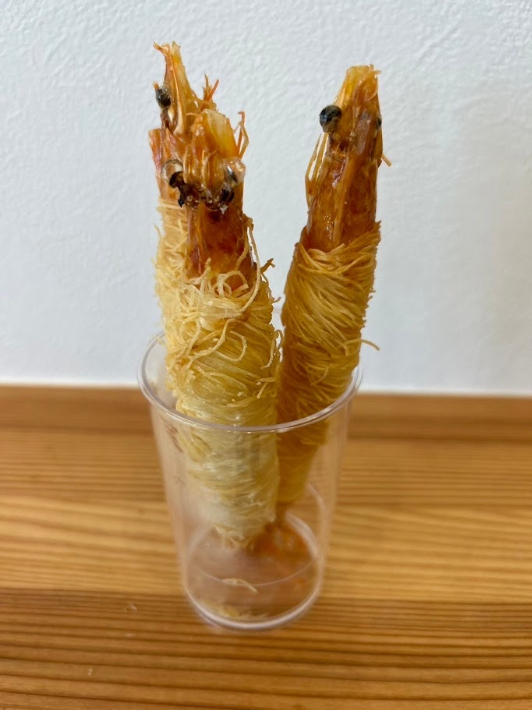パフェラテ・ヌーヴォー「海老のカダイフ巻」