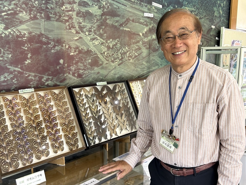 珍しいチョウを発見!ムシハカセ鈴木康博さん(千葉市在住)