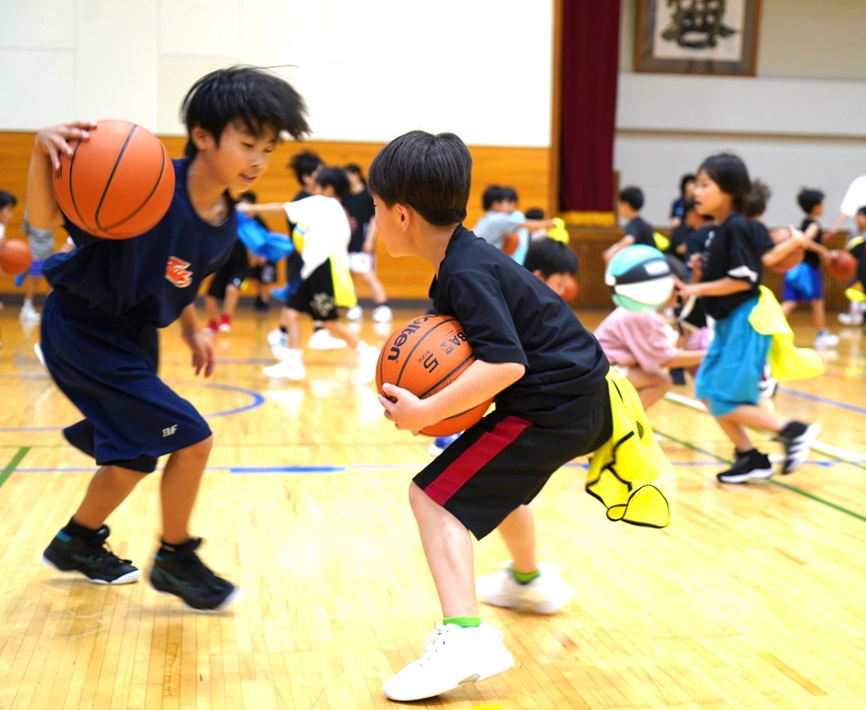 松戸市バスケットボール協会主催キッズイベント「バスケットボールクリニック」