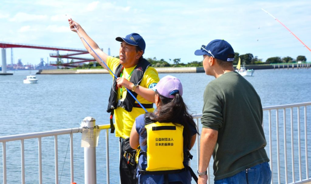 KISARAZU PARK BAY FESTIVAL 親子ハゼ釣り教室のようす
