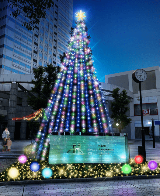 【千葉市美浜区】ワールドビジネスガーデン クリスマスイルミネーション2024-2025