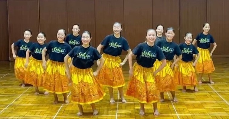 ケアラロゼラニ 息の合った練習を披露してくれました