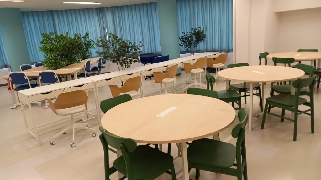35席の学習エリア