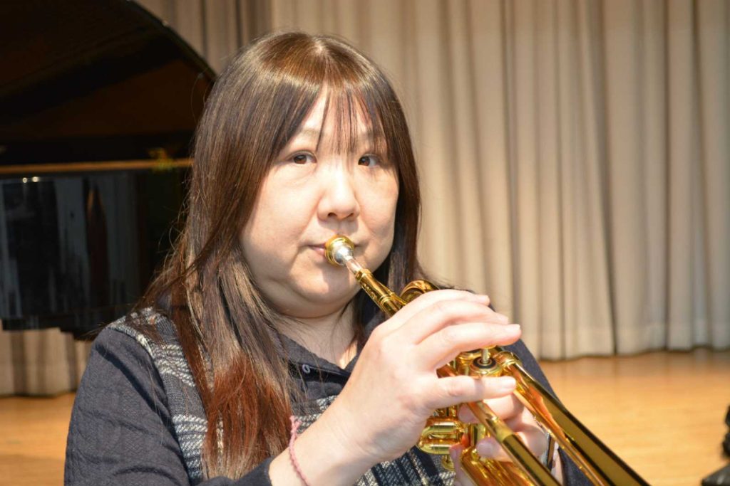 トランぺッター我妻総子さん