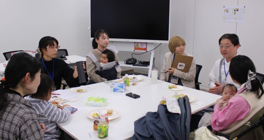 「もりしん」3組の親子が参加