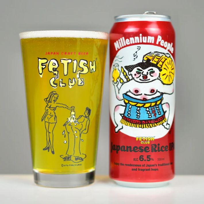 FeTISH CLUB 日本米のIPA。ホップの華やかなアロマとラガーのキレが好相性
