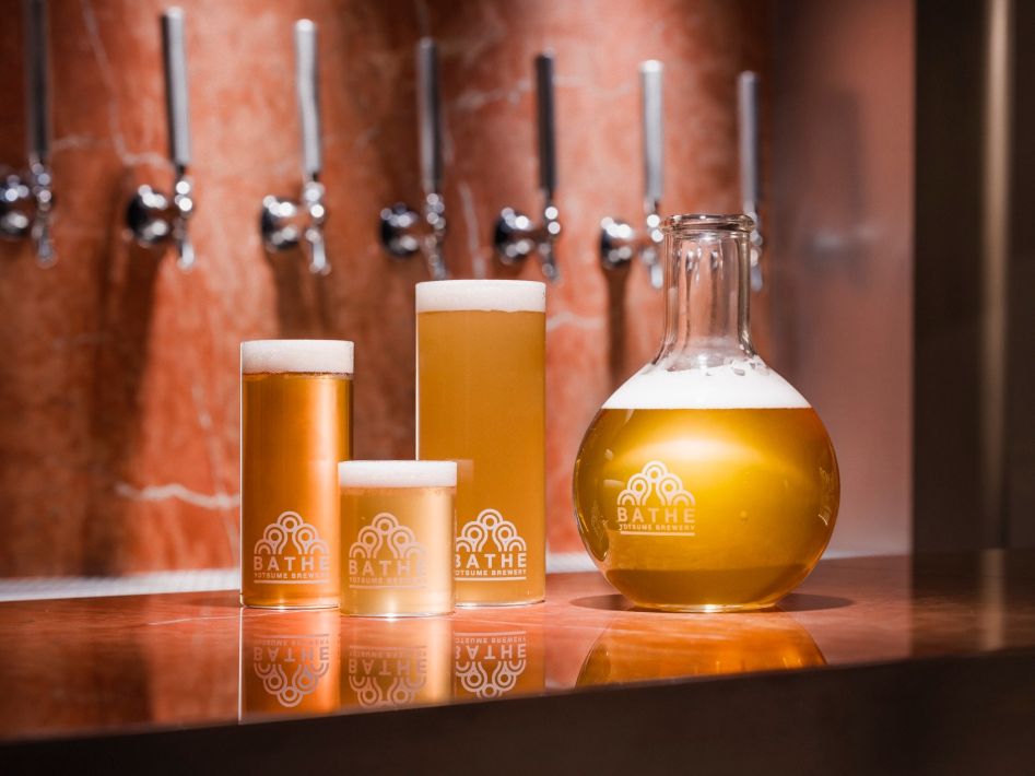 BATHE YOTSUME BREWERY 現在提供しているビールはSUNRISE(ペールエール)、SHOWER