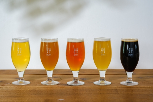ふたこビール醸造所 フタコラガー、フタコIPA、フタコエール、ハナミズキホワイト、フタコブラックの定番5種類