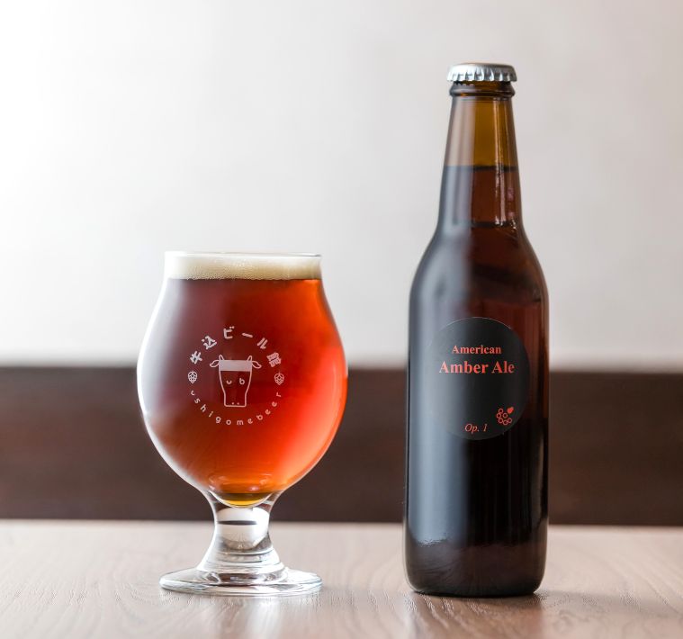 新月ビア&牛込ビール館 モルトのカラメル風味と、ホップからくる爽やかな柑橘系の香り、そしてスッキリとした苦みが絶妙に調和したアメリカンアンバーエール