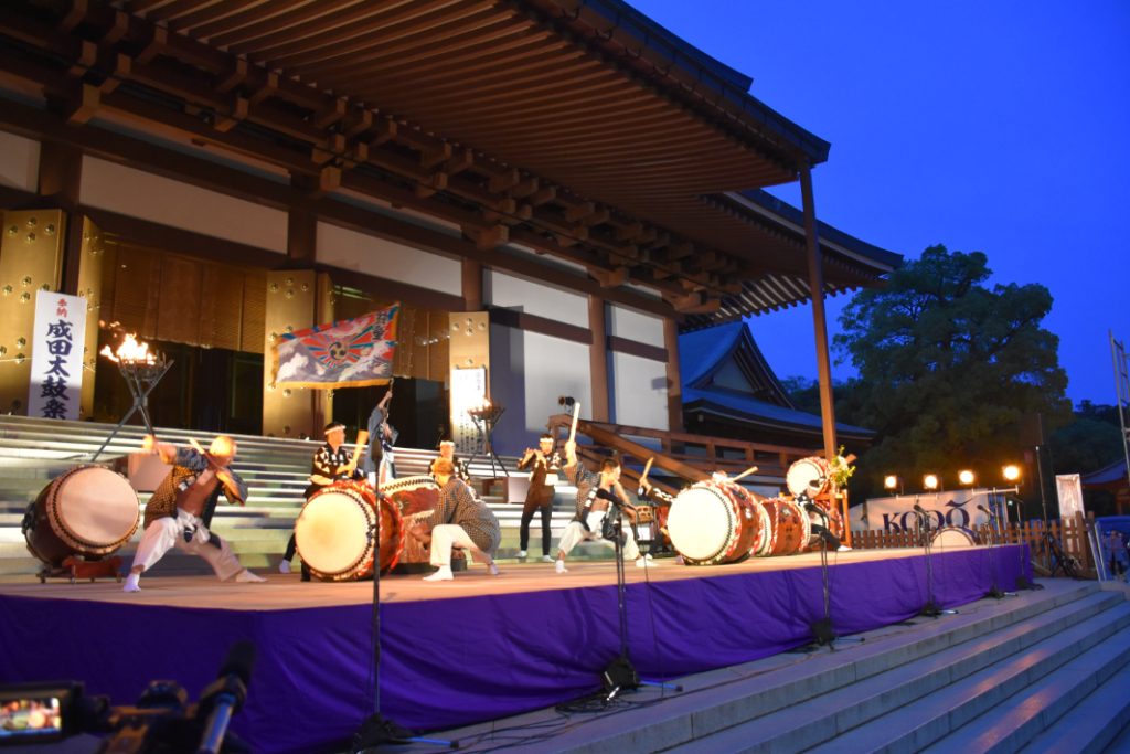 成田太鼓祭 成田山千年夜舞台