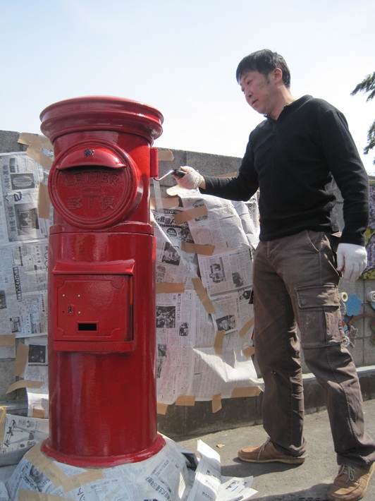 【白井市】そろばん博物館前のLETTERポスト、国内に3基しかない貴重な現役ポスト
