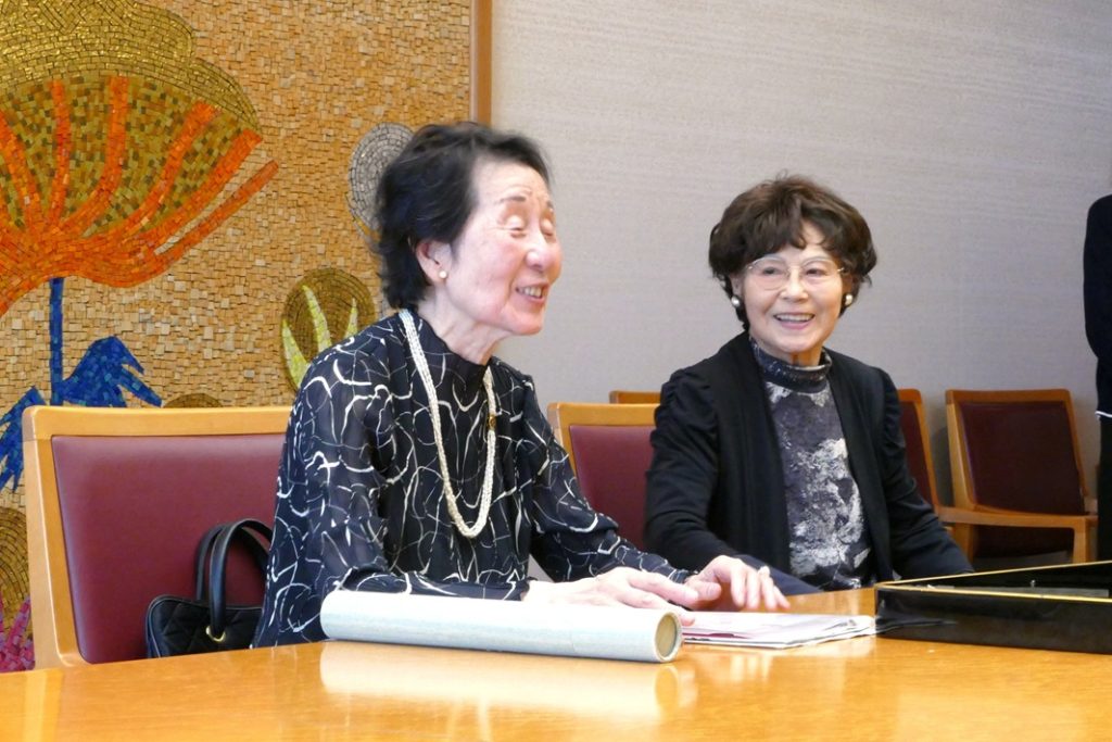 市長との対談は笑いに包まれていました