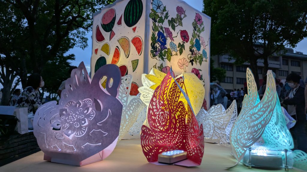 切り絵サークルの作品