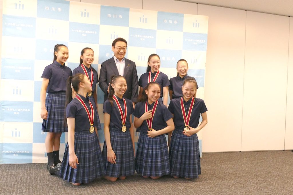 昭和学院高等学校新体操部が選抜大会女子団体の部で全国優勝
