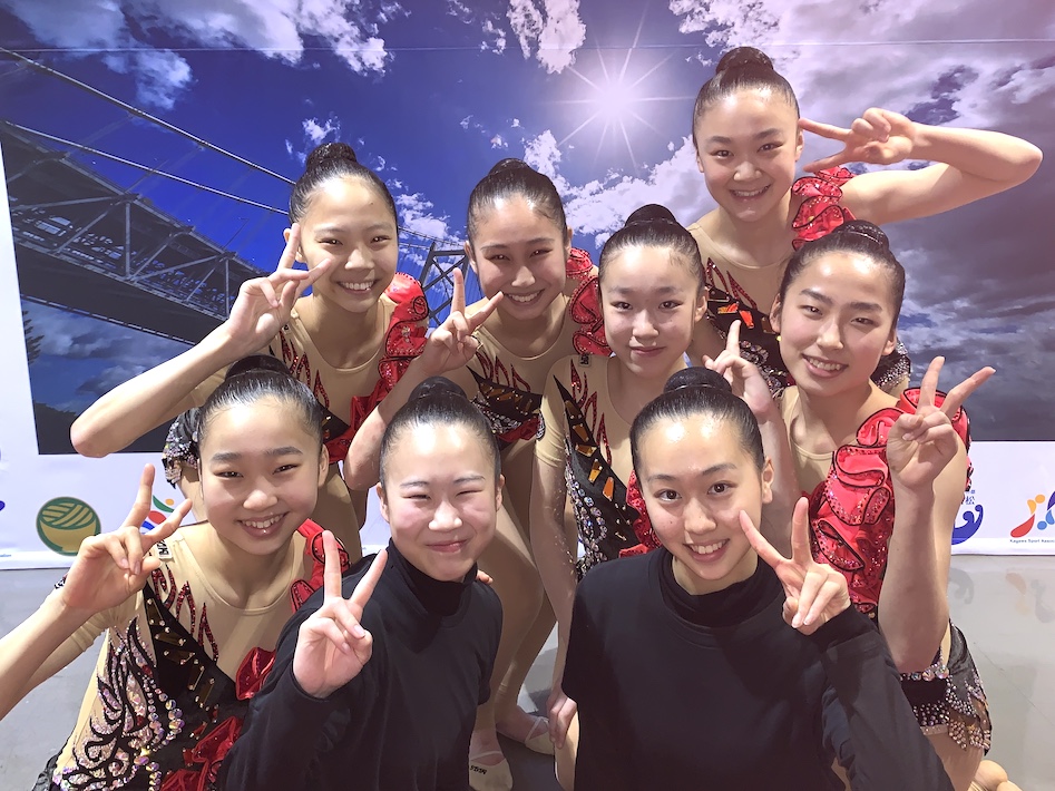 昭和学院高等学校新体操部が選抜大会女子団体の部で全国優勝