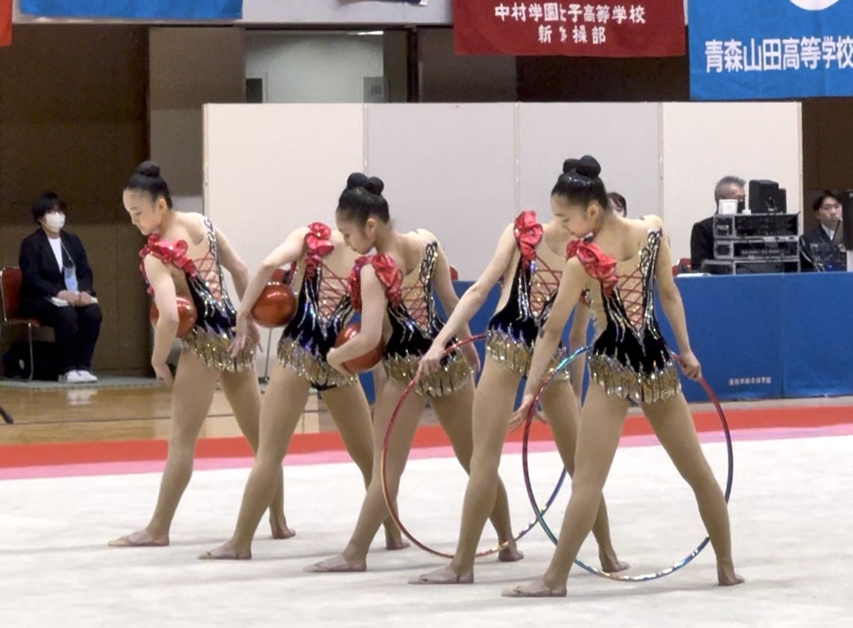 昭和学院高等学校新体操部が選抜大会女子団体の部で全国優勝
