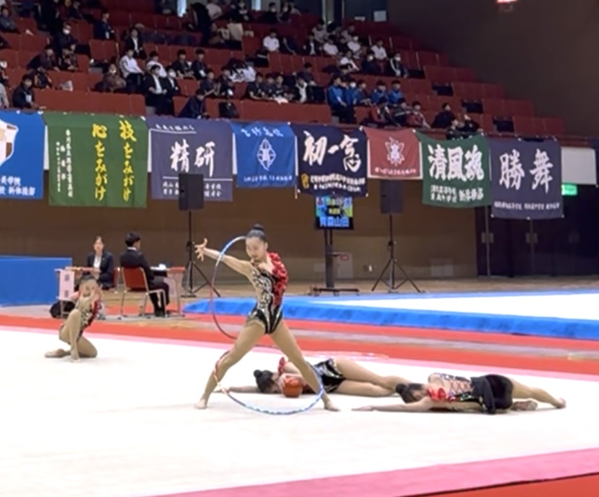 昭和学院高等学校新体操部が選抜大会女子団体の部で全国優勝